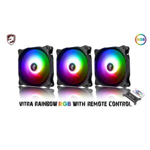 COMBO 3* FAN VITRA RAINBOW RGB (Kèm điều khiển)