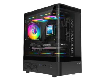 [NEW] VỎ MÁY TÍNH VITRA CRUISE AURORA M5 BLACK (M-ATX/TopRad240)